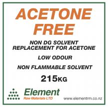 Element Labels Acetone Free F